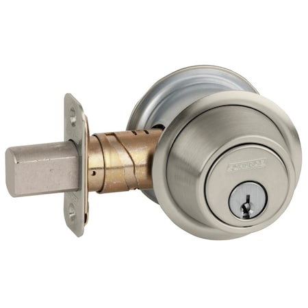 Schlage Grade 2 Fire Rated Single Cylinder Deadbolt, Conventional Cylinder, Adjustable 2-3/8-in and 2-3/4-in B560FP 619
